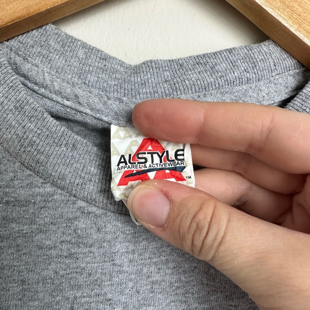Alstyle Gray True North T-Shirt for Women - Picture 5 of 7